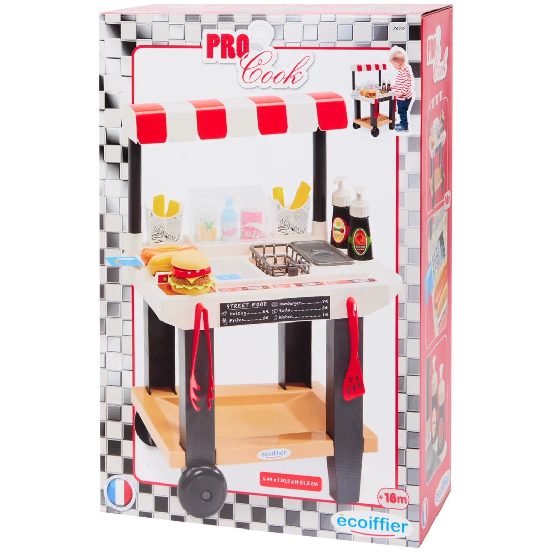 Écoiffier streetfoodkraam speelset 2