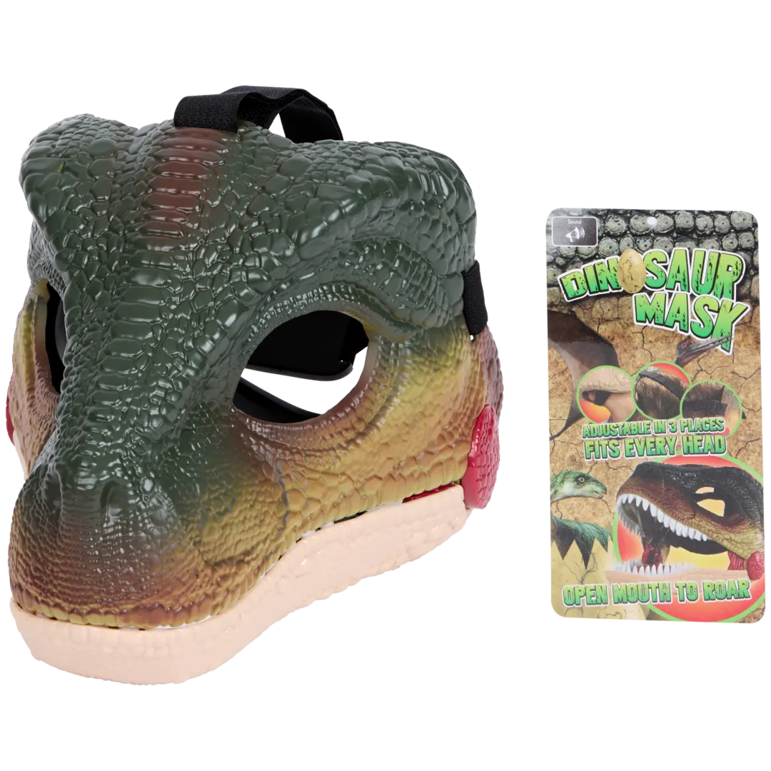Máscara de dinossauro com som 2