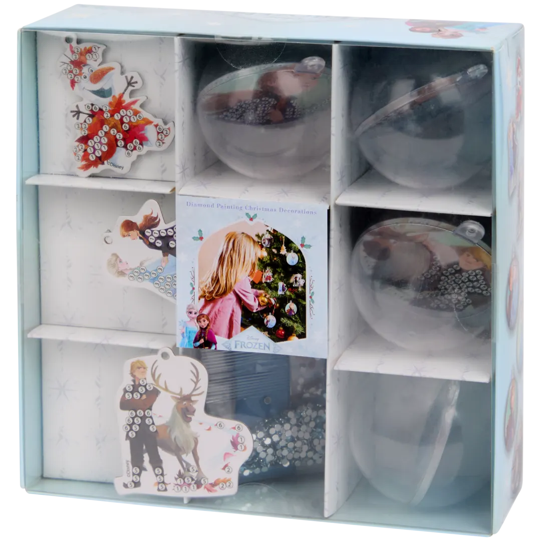 Bolas de Natal com Diamond Painting da Disney 5