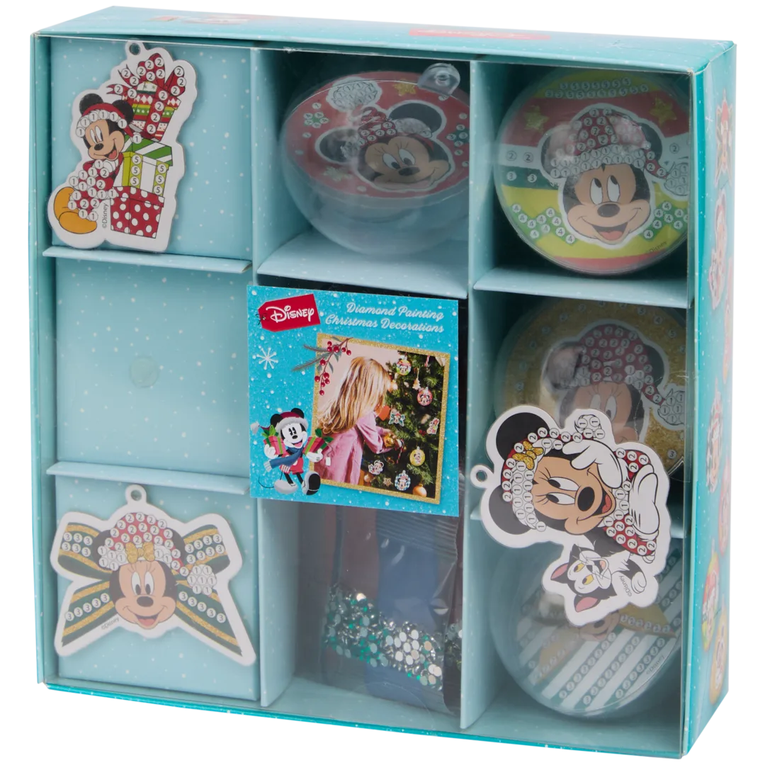 Bolas de Natal com Diamond Painting da Disney 3