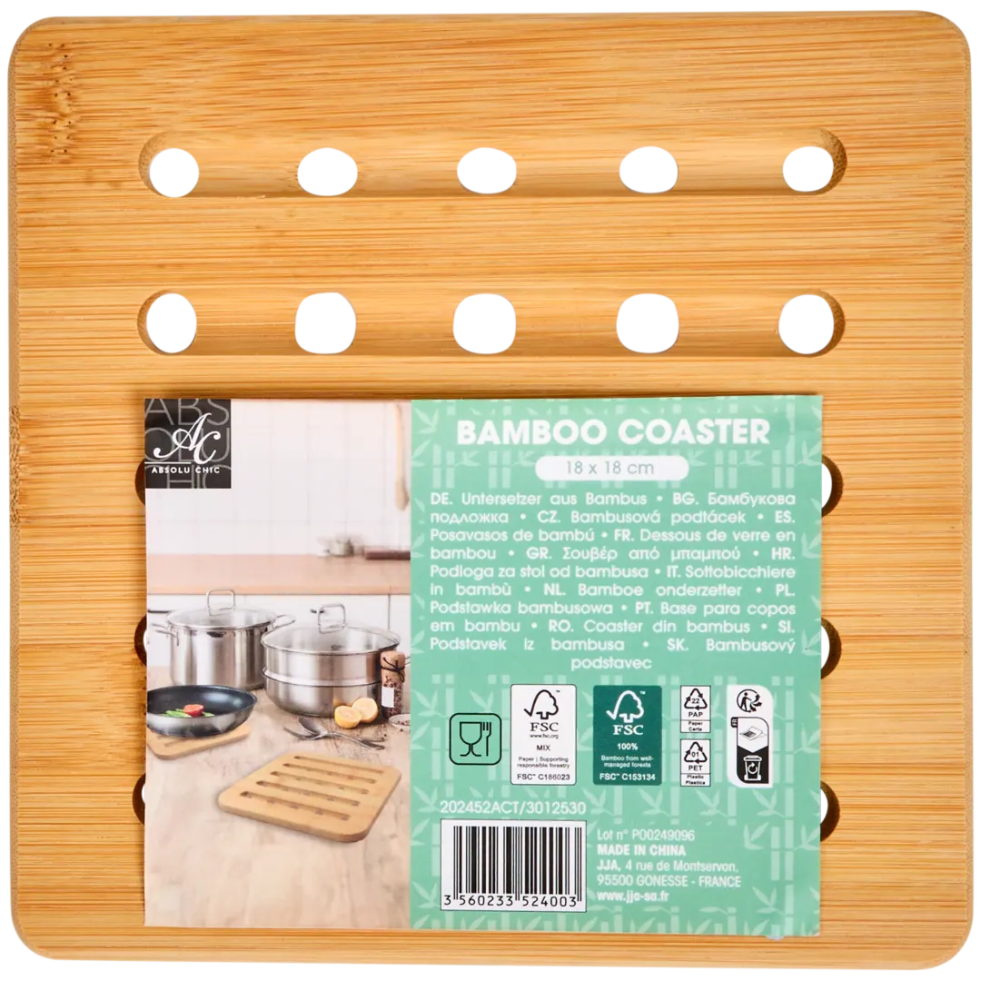 Bamboe onderzetter