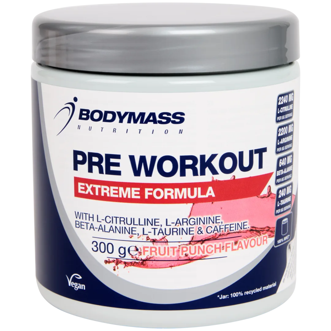 Protéines en poudre Bodymass Pre-workout 1