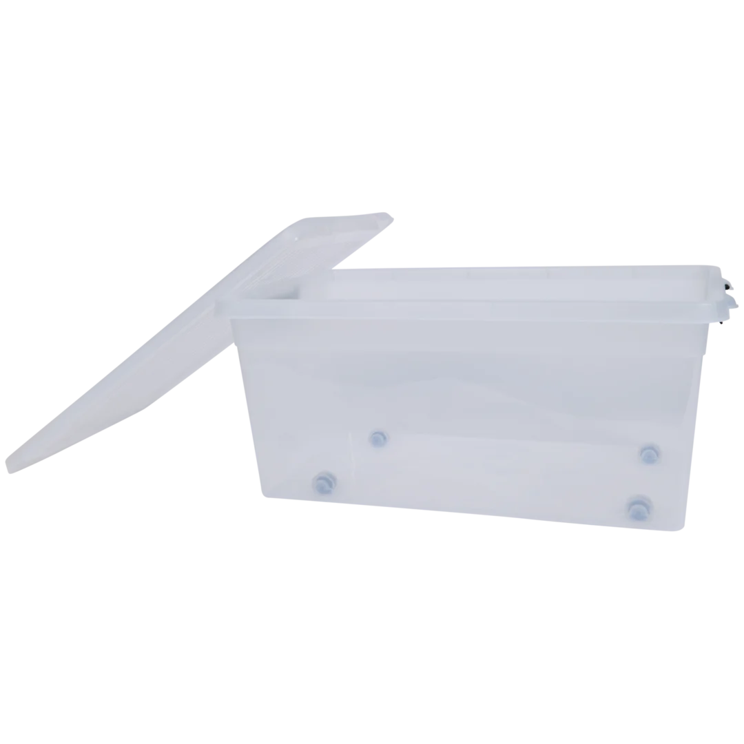 Scatola portaoggetti con coperchio Plast1