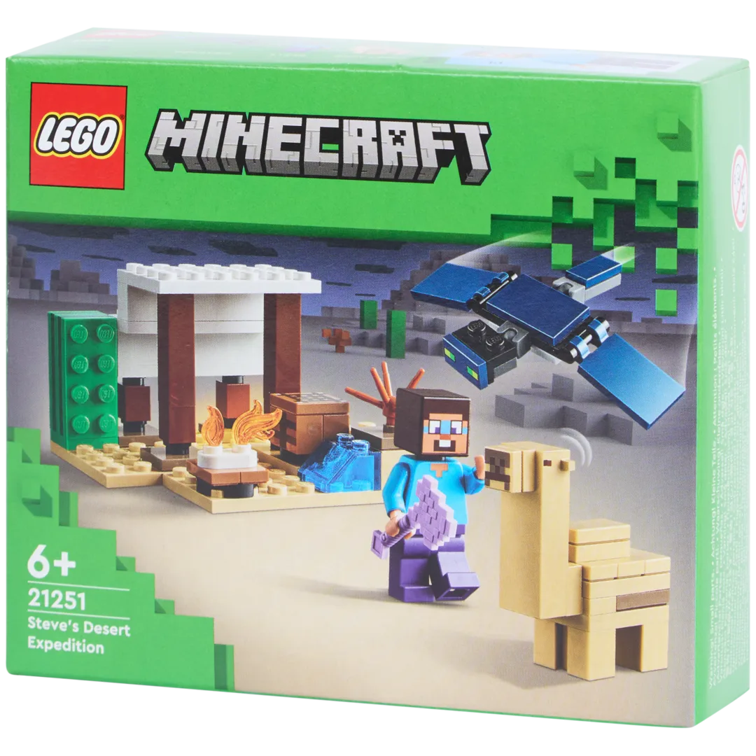 LEGO Minecraft Steve's woestijnexpeditie