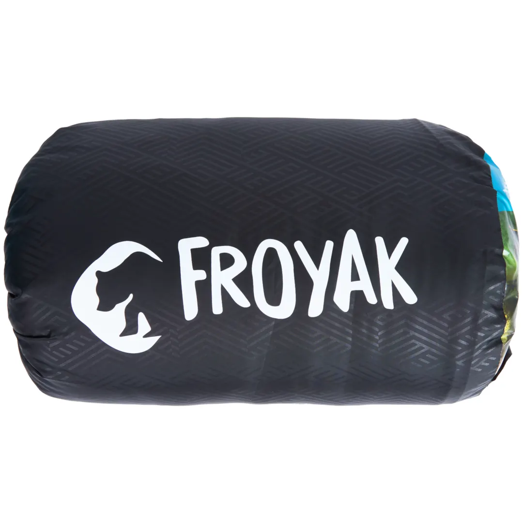 Sacco A Pelo Semoo Leggero - 200x70 Cm Per Tre Stagioni, Blu - Foto 5