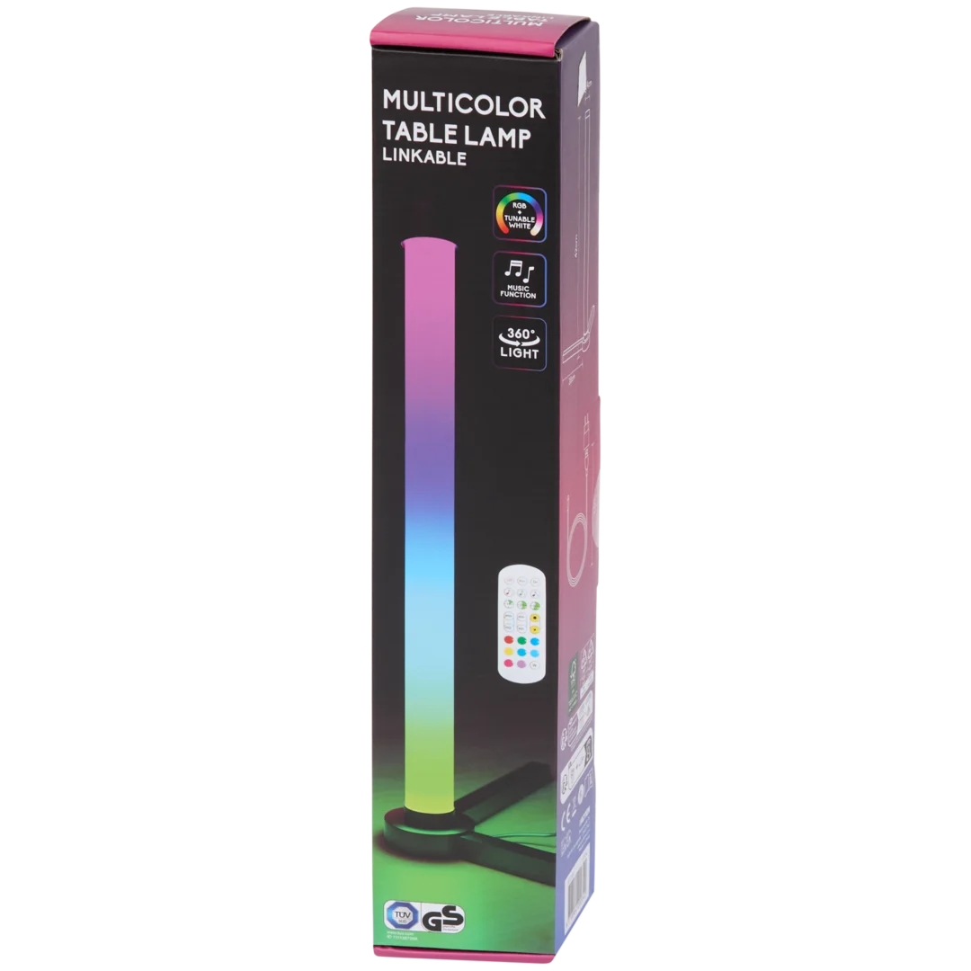 Lampada da tavolo multicolore