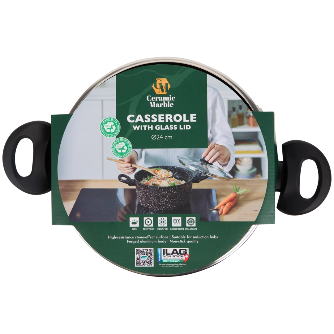 Casserole Ceramic Marble 3