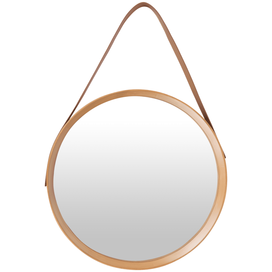 Miroir avec boucle en similicuir Studio Home