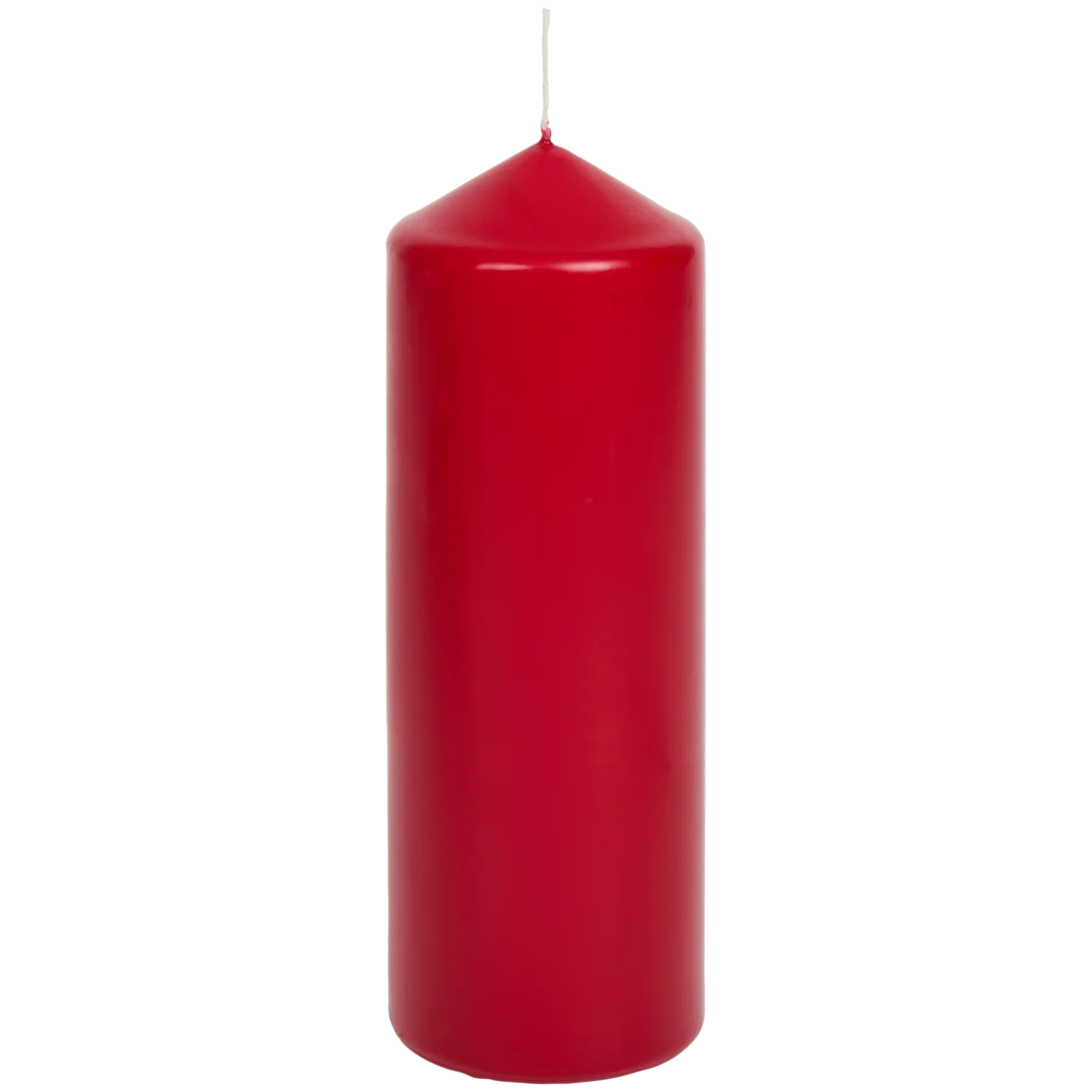 Świeca pieńkowa Kolor czerwony 1