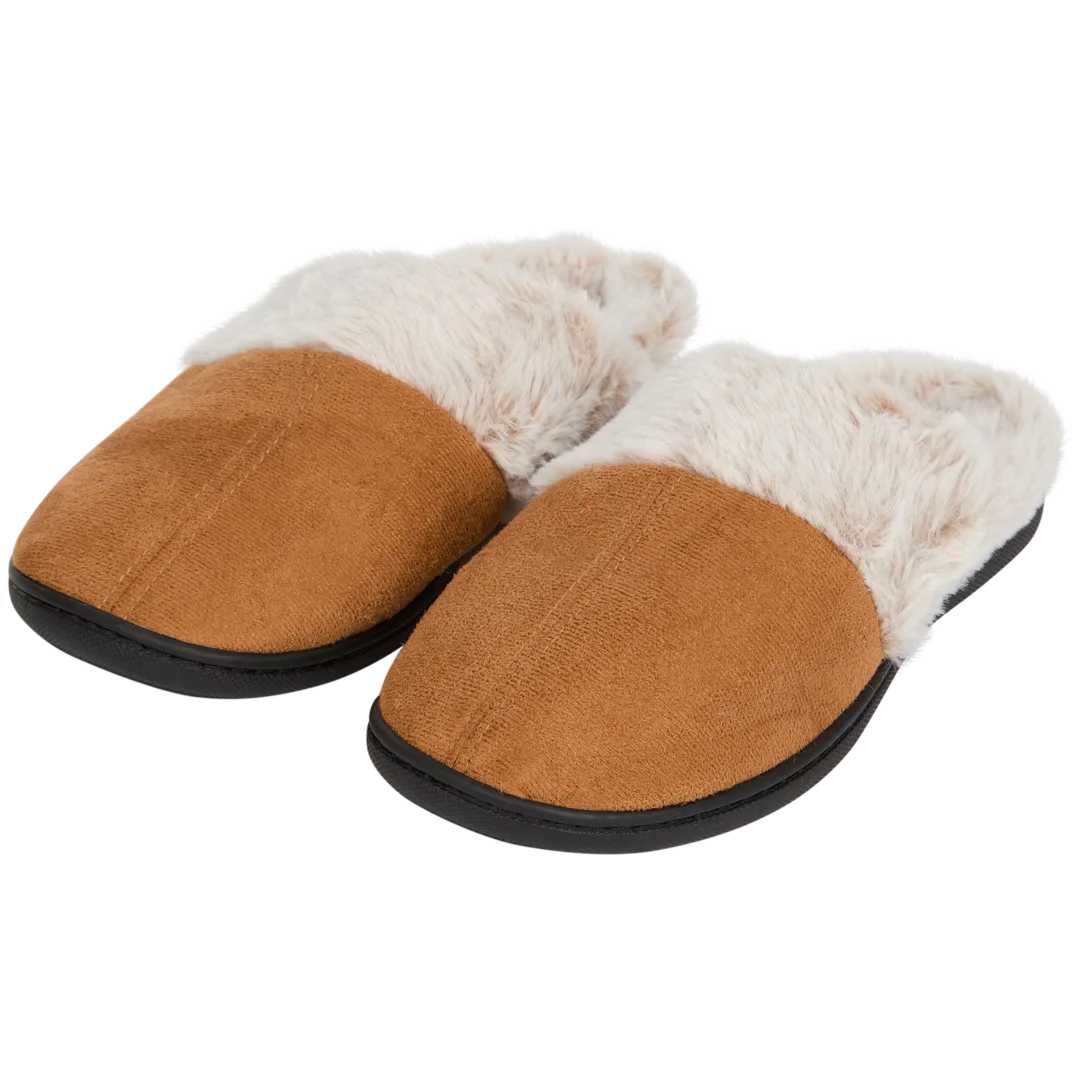 Pantofle s imitací kožešiny 1