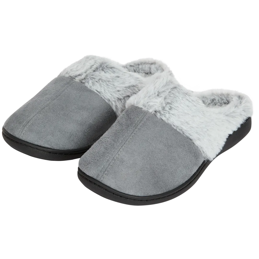 Pantofle s imitací kožešiny 4