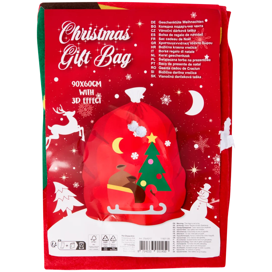 Weihnachtlicher Geschenkbeutel 5