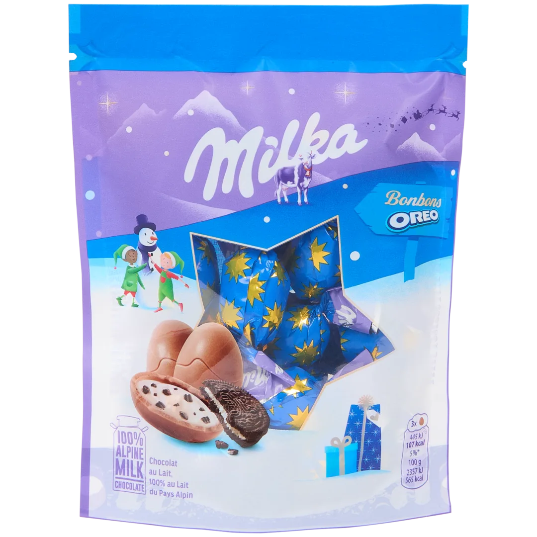 Cioccolatini di Natale Milka Oreo