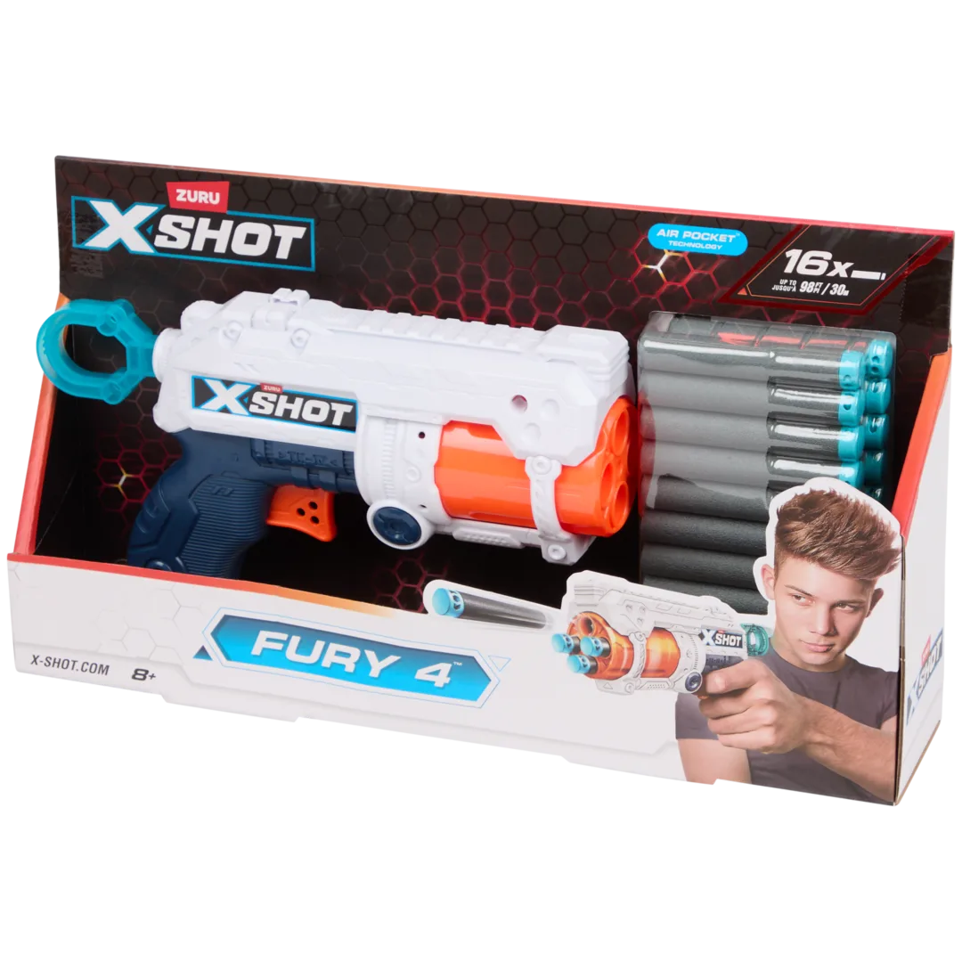 Pistolet à fléchettes Zuru X-Shot Fury 4 3