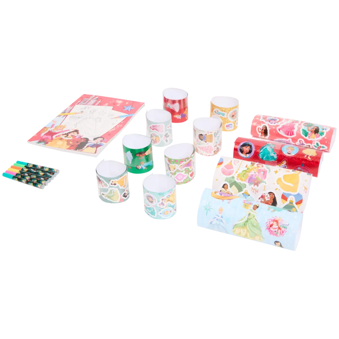 Livre de coloriage de Noël avec autocollants Disney 2