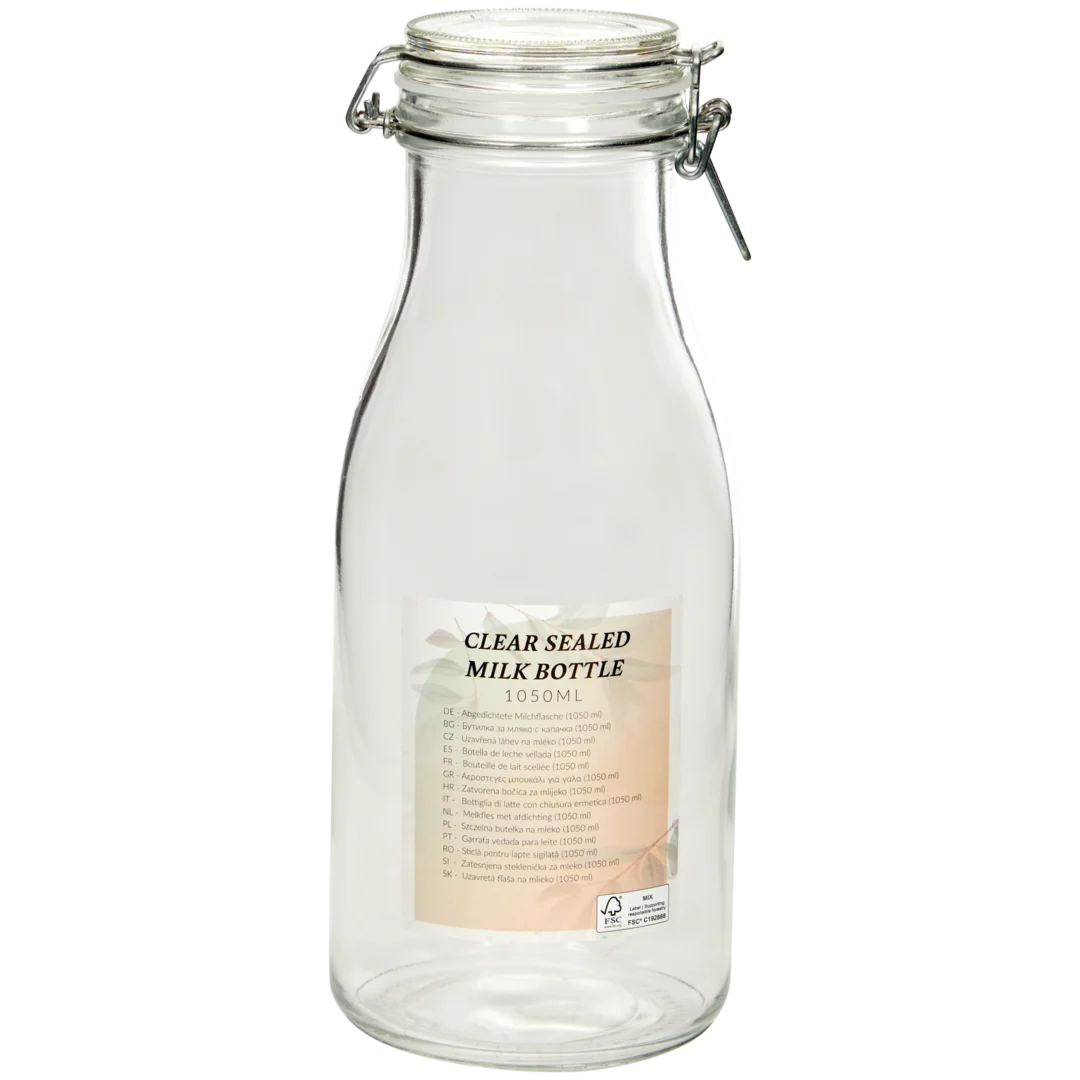 Glasflasche mit Bügelverschluss 1