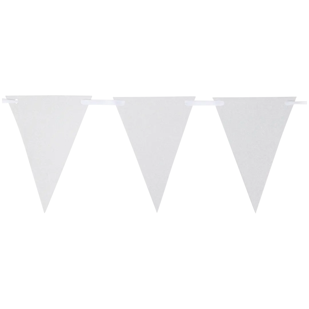 Festone bandierine con glitter 5