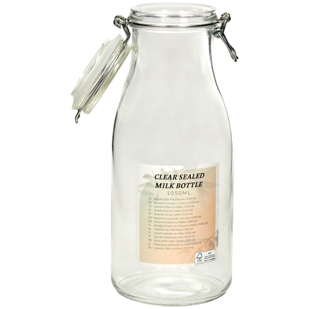 Glasflasche mit Bügelverschluss 2