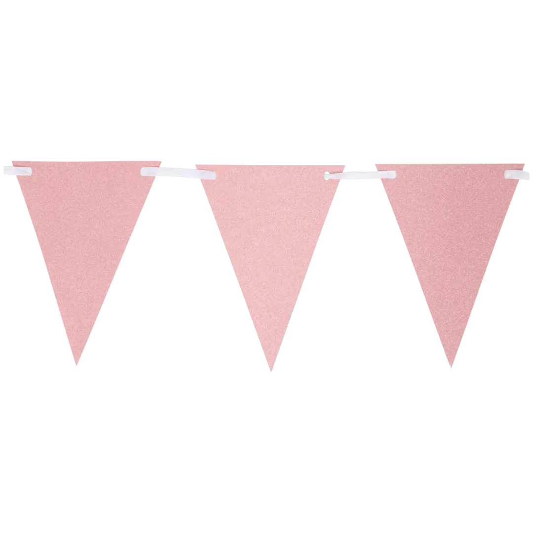 Festone bandierine con glitter 4