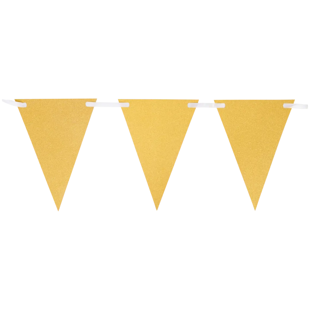 Festone bandierine con glitter 3