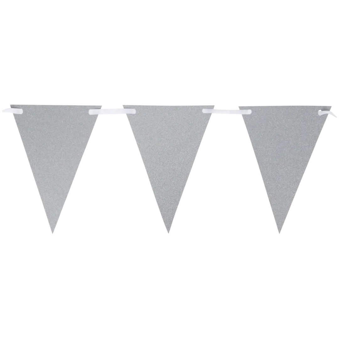 Festone bandierine con glitter 1