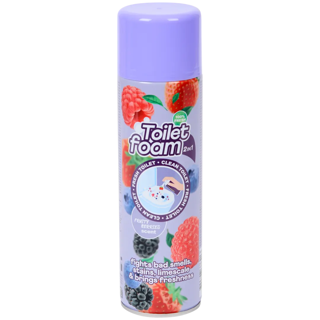 Mousse nettoyante pour toilettes