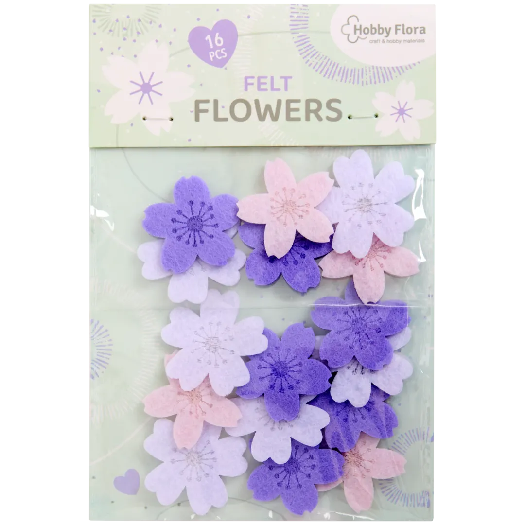 Hobby Flora Filzblumen 3