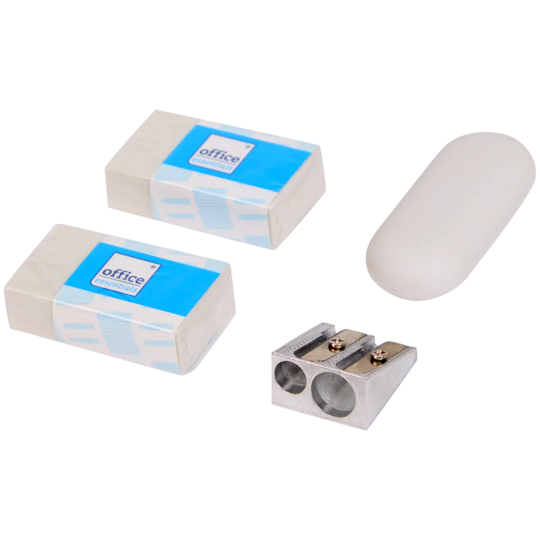 Temperówka i gumka Office Essentials