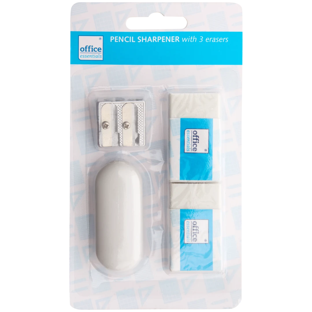 Temperówka i gumka Office Essentials