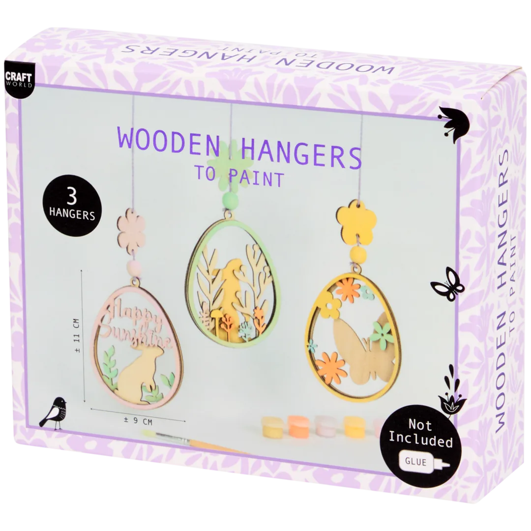 Sada k malování na dřevěné závěsné ozdoby 3