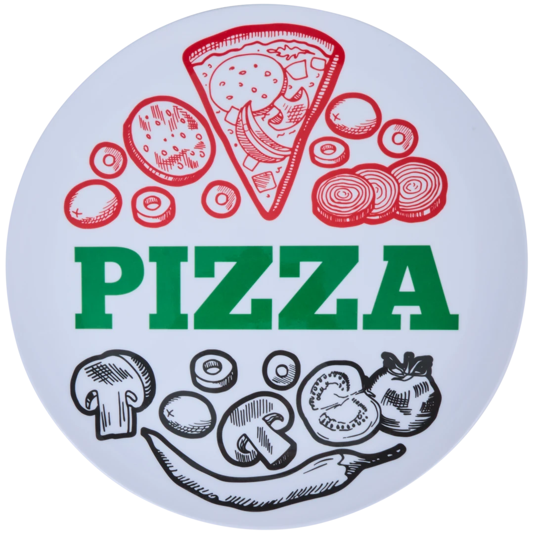 Melamin-Pizzateller 3