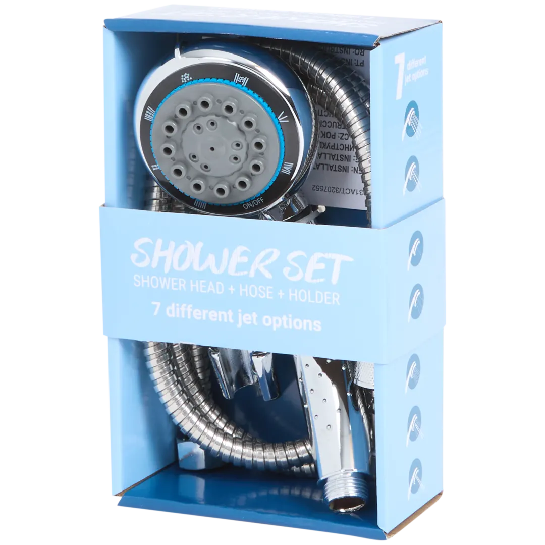 Cascata douchekop en slang