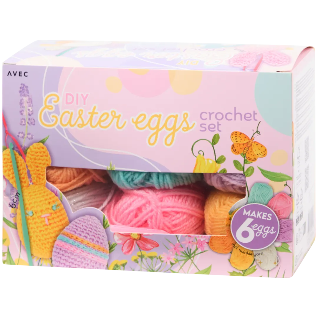 Kit crochet œufs de Pâques Avec