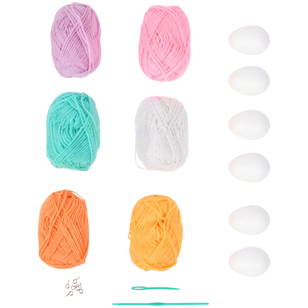 Kit crochet œufs de Pâques Avec