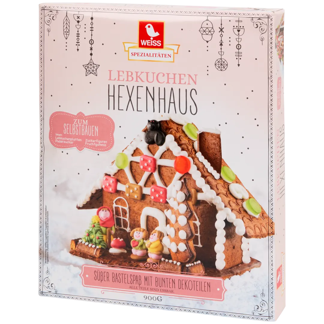 Weiss Lebkuchenhäuschen 1