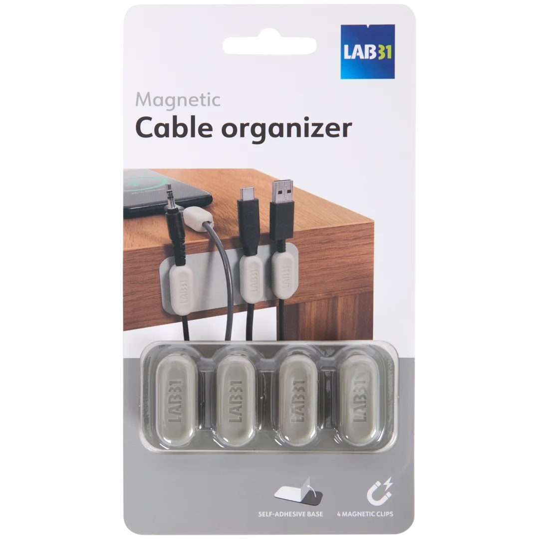 Porte-câbles avec 4 pinces magnétiques Lab31