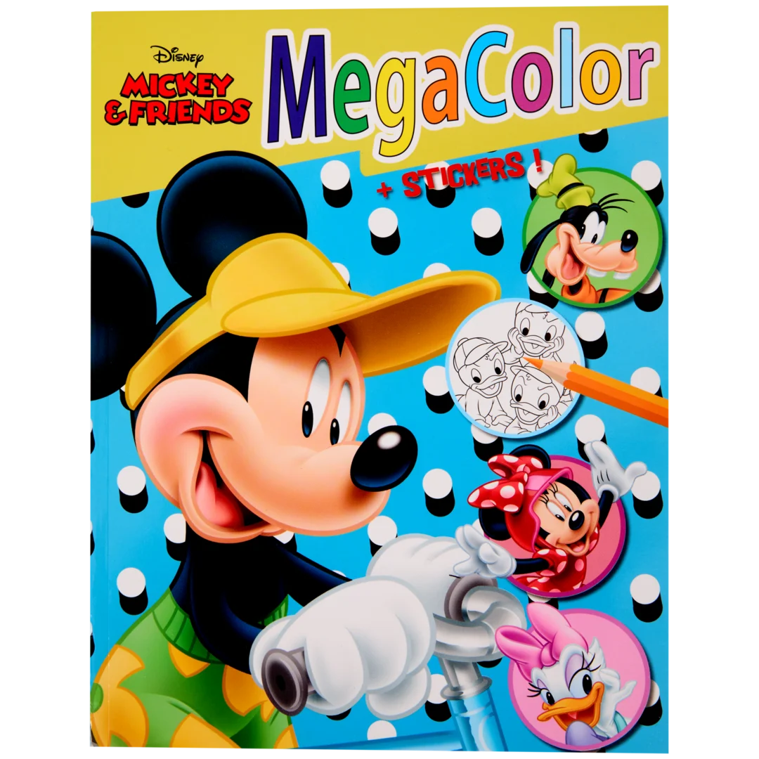 Kleur- en stickerboek 4