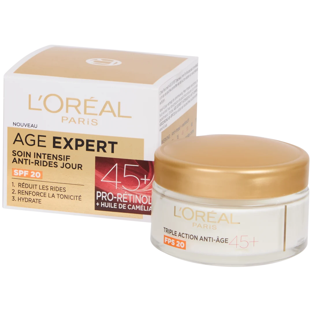 L'Oréal Triple Action Anti-Age dagcrème 45+ Pro-Retinol 1
