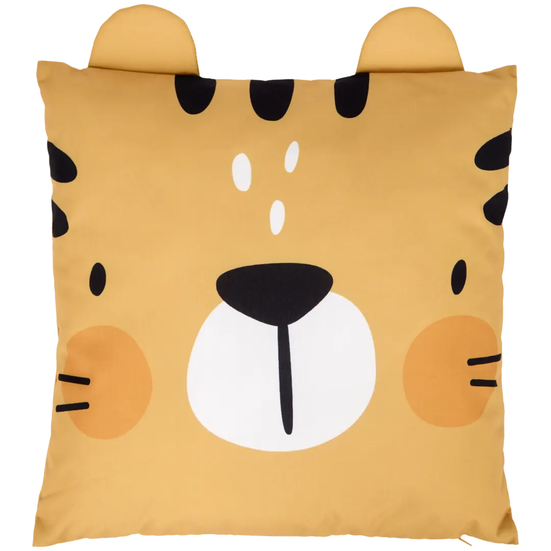 Housse De Coussin Bébé 100% Coton - Motif Chien Cerise - Taille 30x50 Cm - Design Enveloppe Sans Fermeture