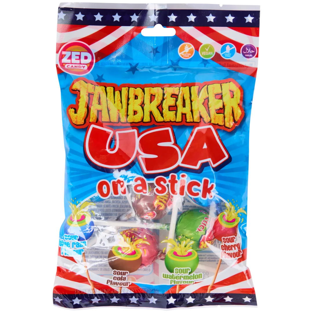 Lízátka Zed Candy Jawbreaker USA