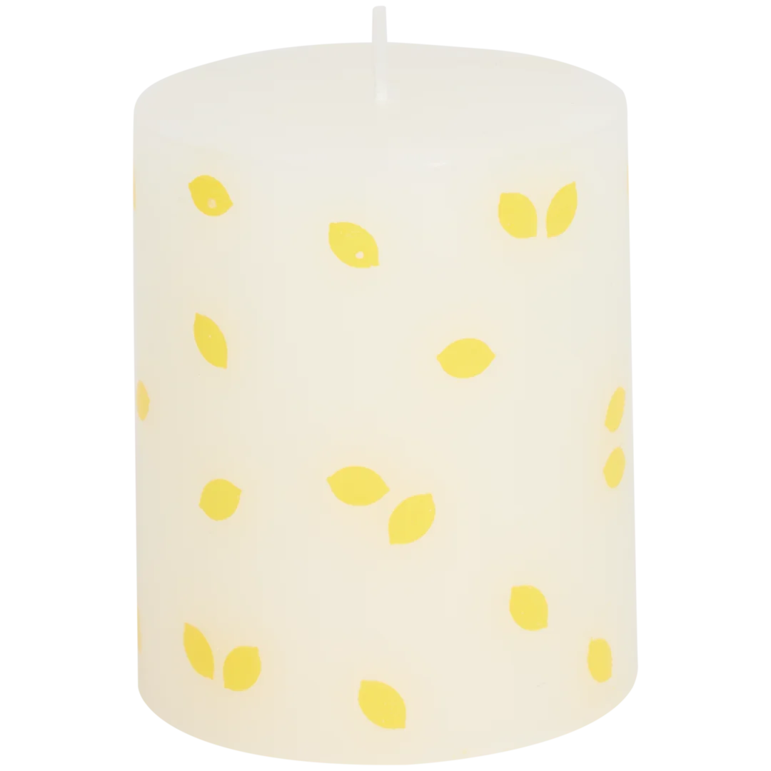 Válcová svíčka s potiskem Avec 4