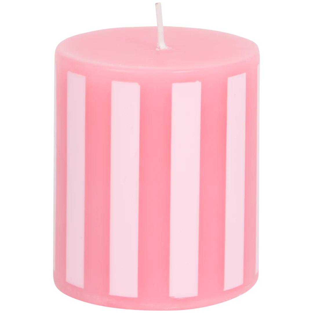 Válcová svíčka s potiskem Avec 1