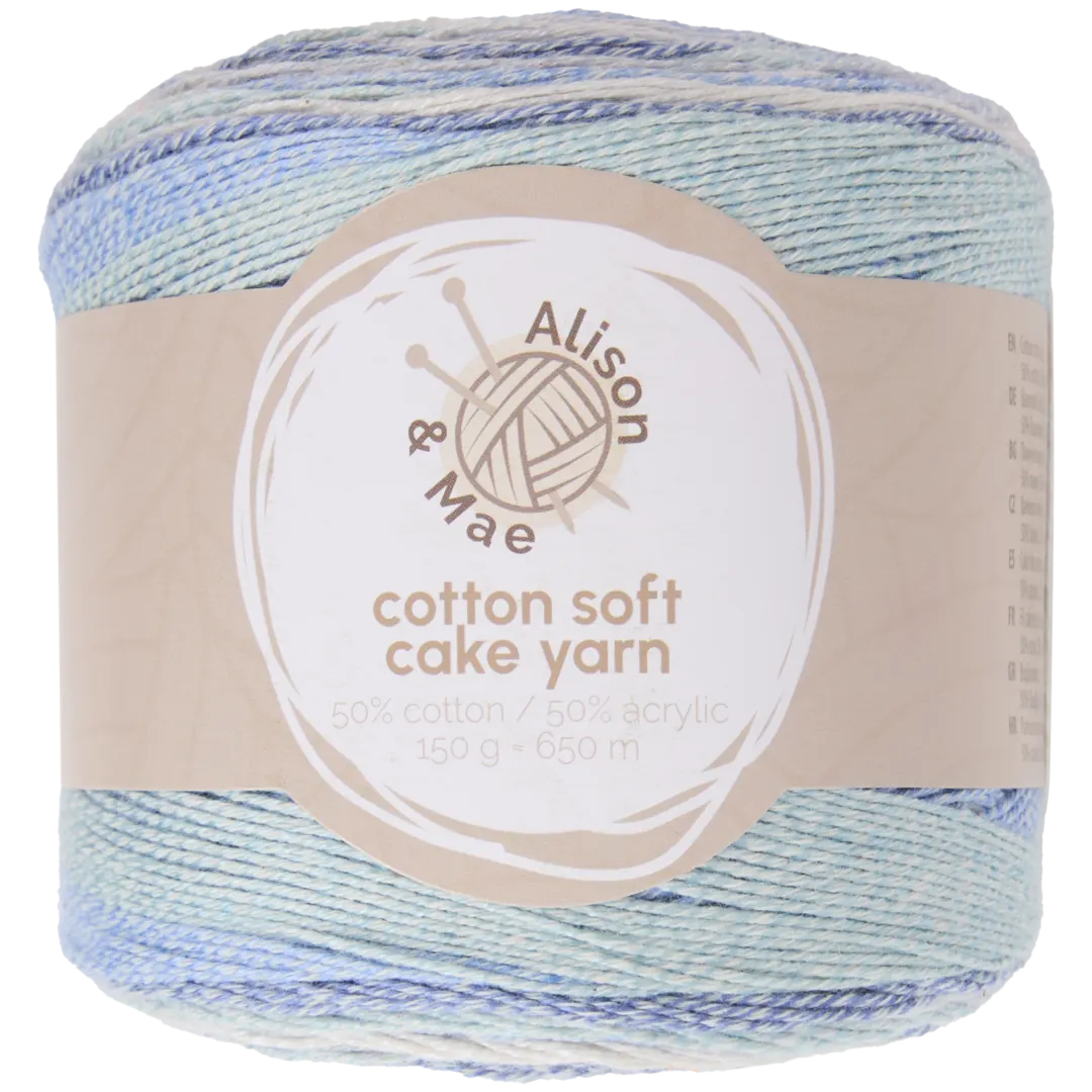 Pelote cake de fil de coton Alison & Mae 1