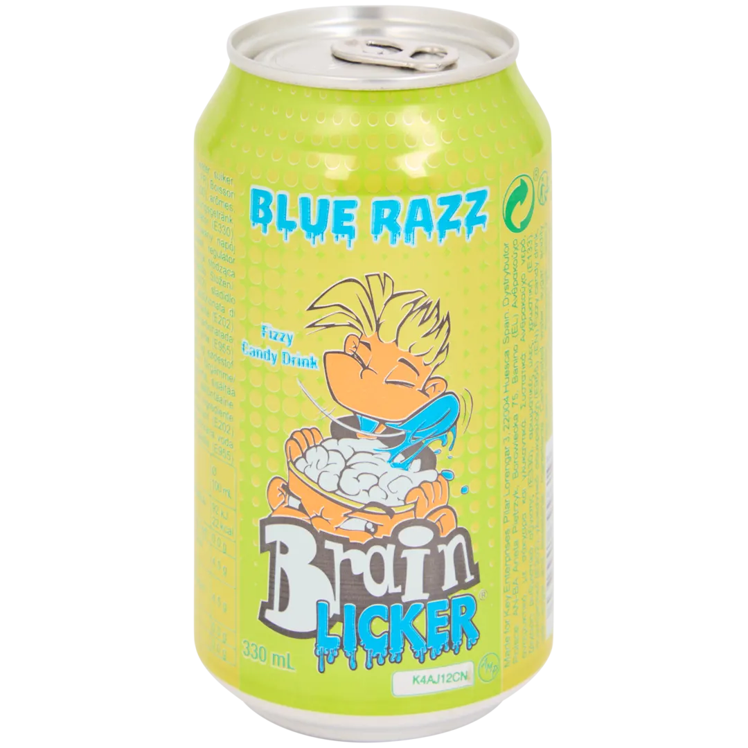 Boisson gazeuse Brain Licker Blue Razz 1