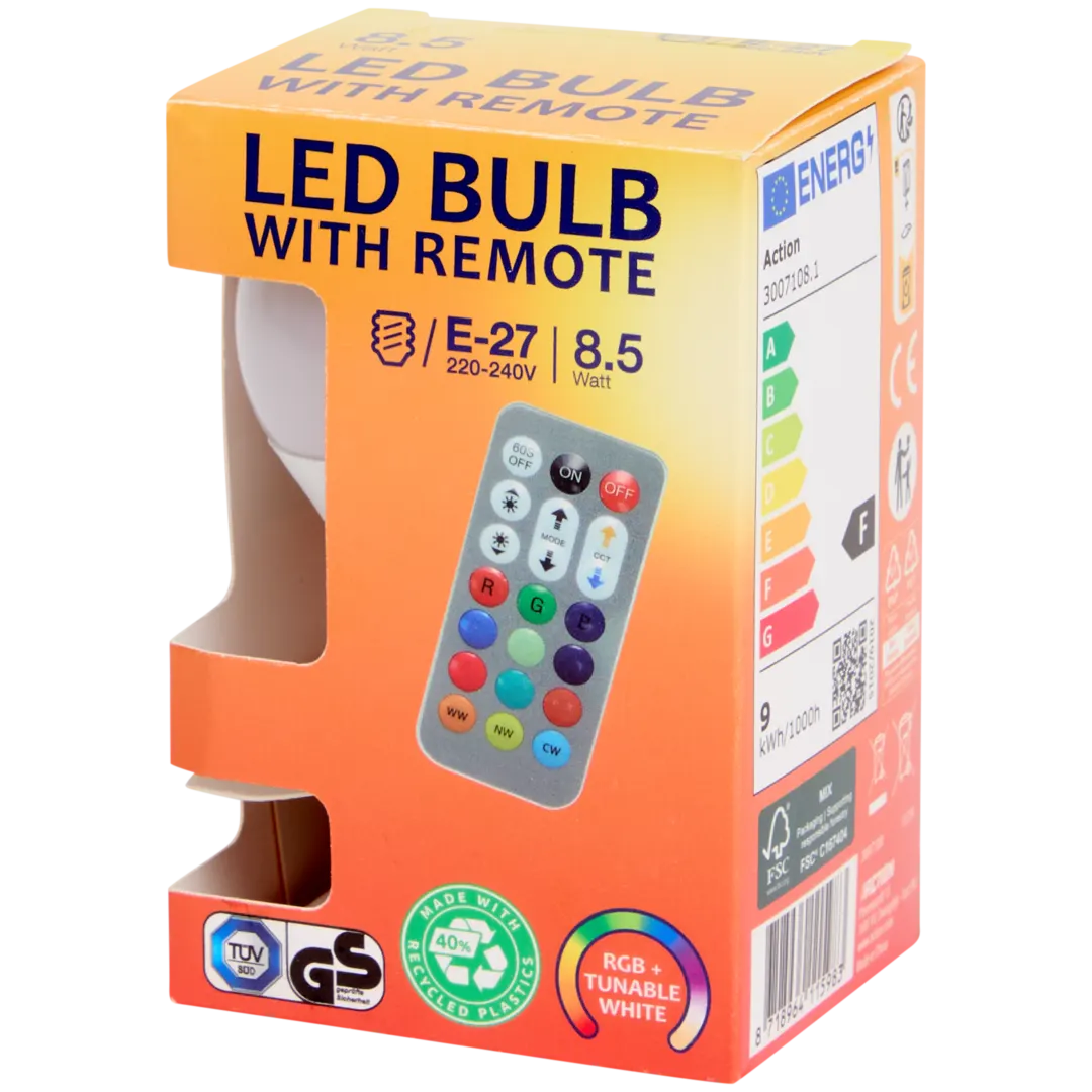 Ampoule LED multicolore