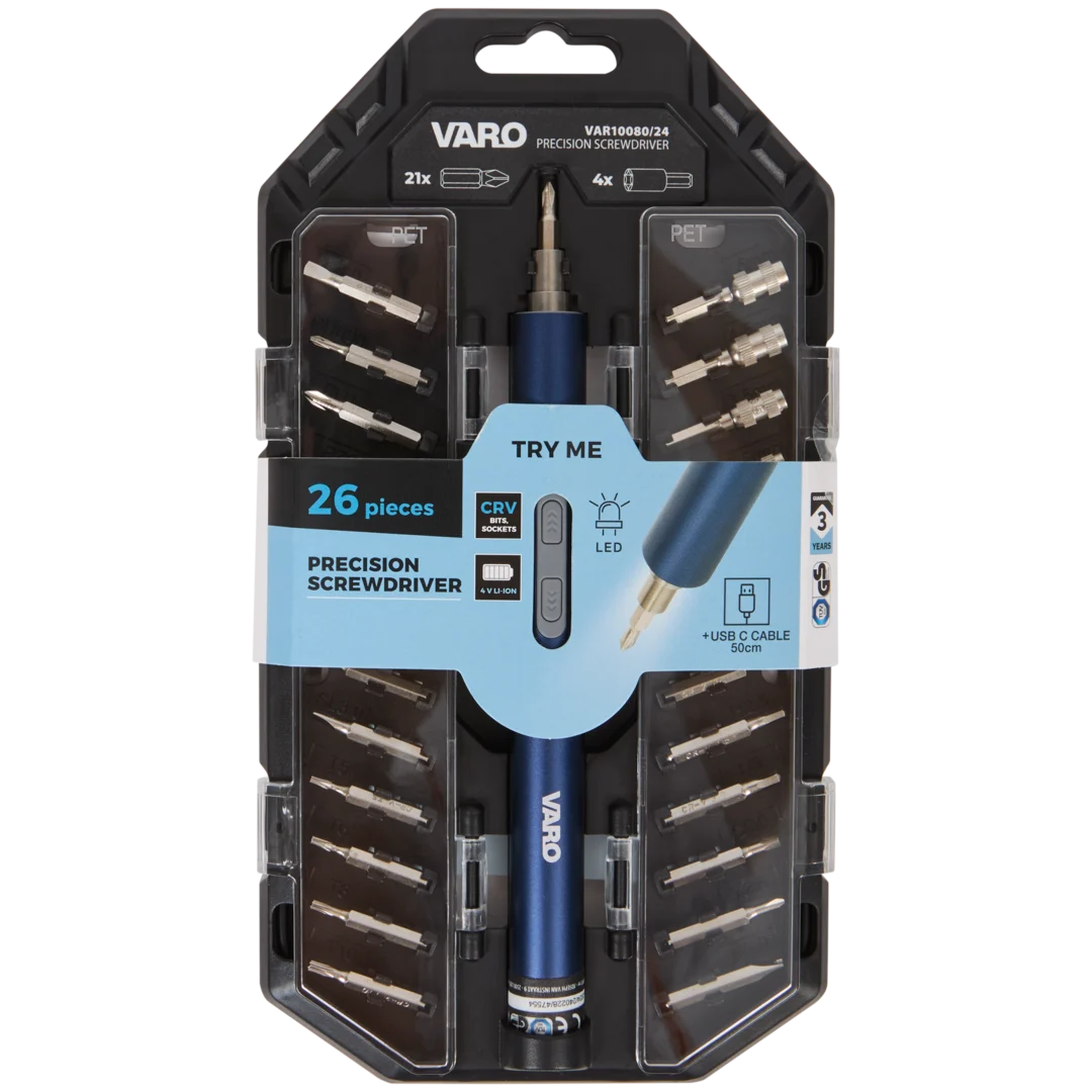 Varo Elektrisches Präzisionsschraubendreher-Set