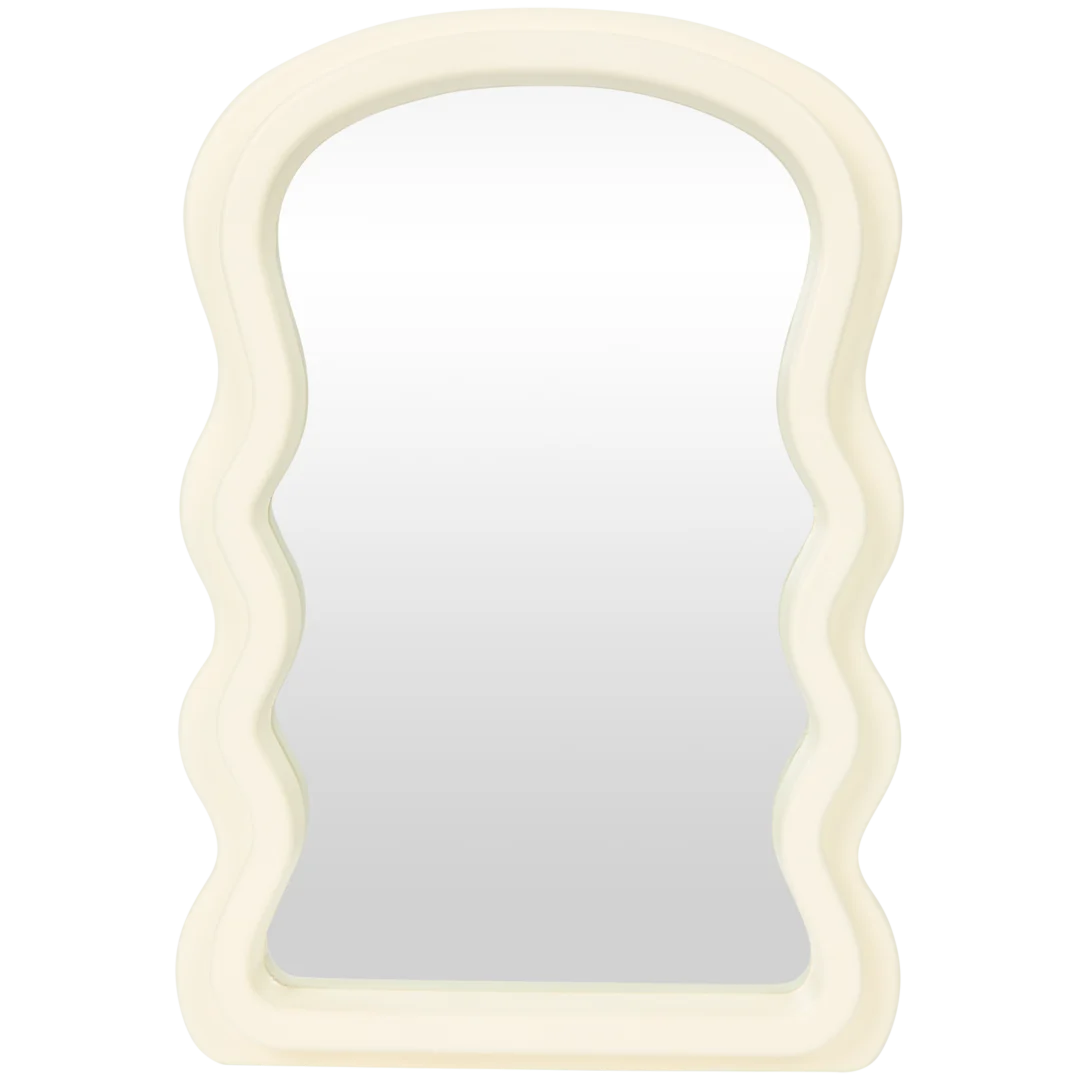 Spiegel met golvende lijst 1
