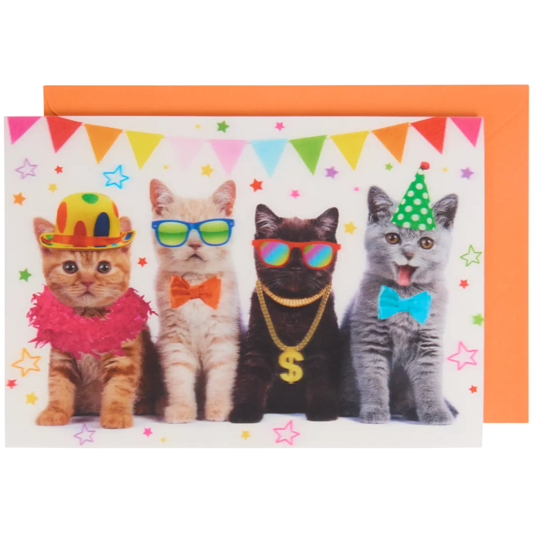 Lentikulare Grußkarte mit Tieren 6