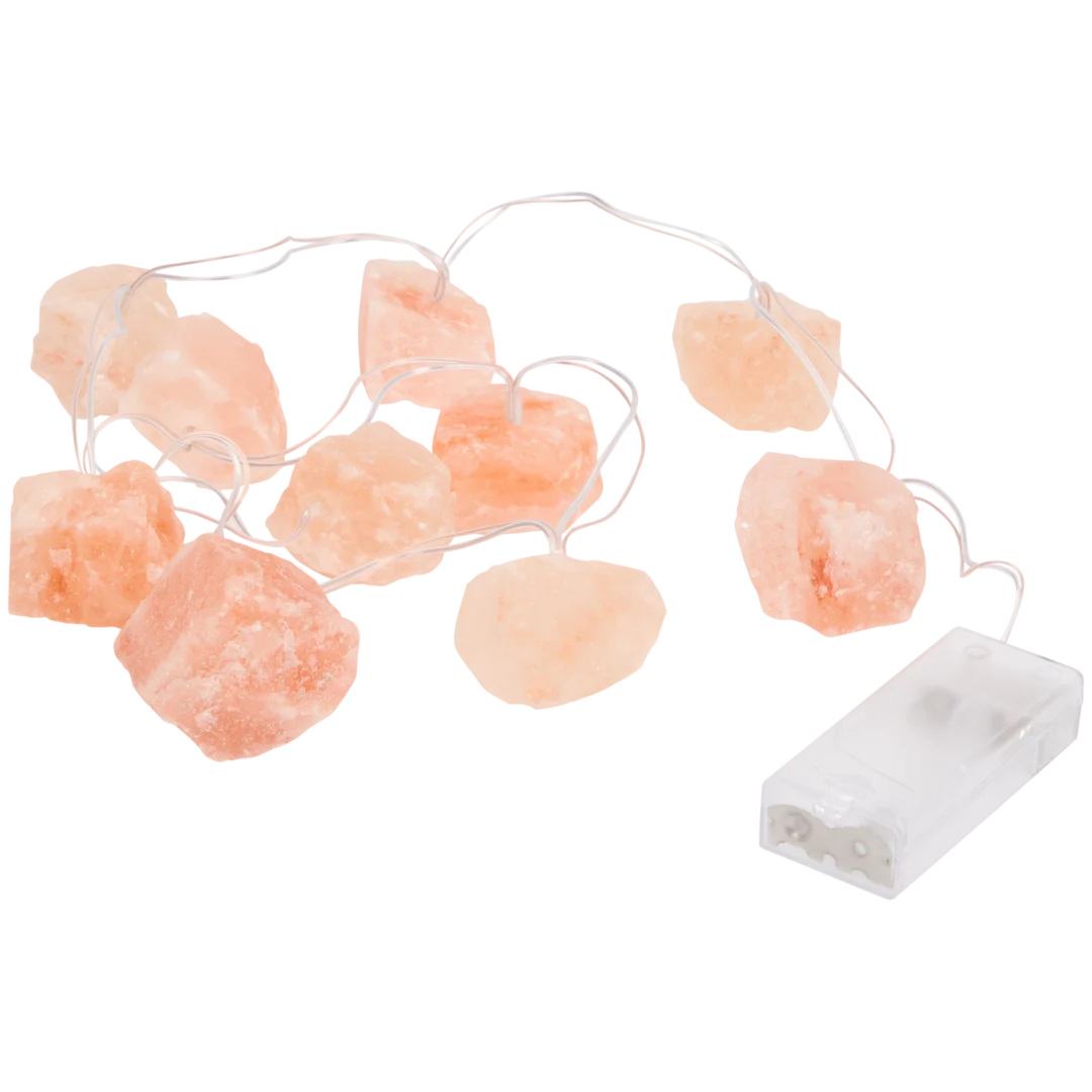 Deluxa Salzstein-Lichterkette 1