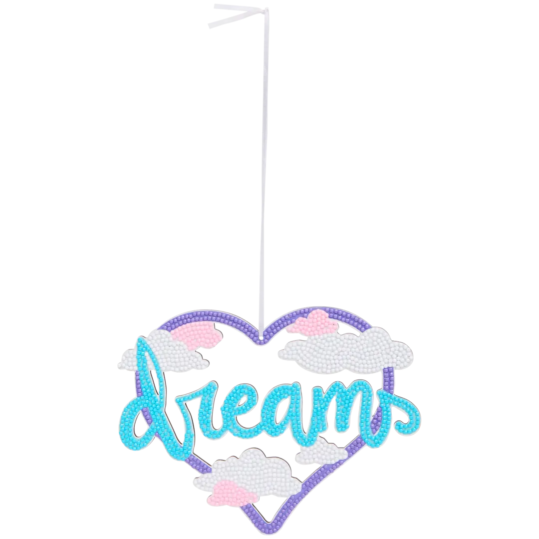 Drevený diamantový obraz na zavesenie Avec 4